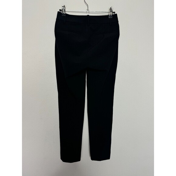 J. Crew Petite Ruby Crop Pants Size 00P Black Straight Leg Low Rise Career New - Picture 6 of 11